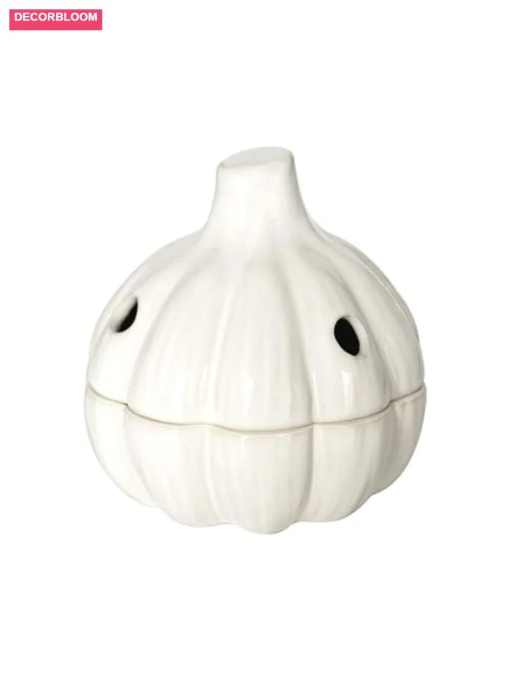 Ceramic Garlic Keeper Storage Jar with Vented Lid